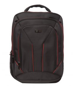 LAMONZA RUCSAC LAPTOP TOLEDO NEGRU cu ROSU 31X13X42CM