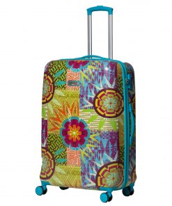 Troler Ella Icon Rio, Turqoise, 76x50x32 cm, 121 L, 4 roti spinner